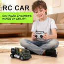 Dino-Themed Remote Control Military Truck with Oil Tanker Magic Cars 4
