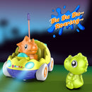 Dinosaur-Themed Remote Control Vehicle for Young Children Magic Cars 4