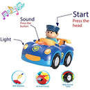 Remote Control Cartoon Police and Race RC Radio Control Cars Toy Set Magic Cars 2