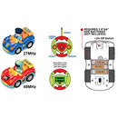 Remote Control Cartoon Police and Race RC Radio Control Cars Toy Set Magic Cars 5