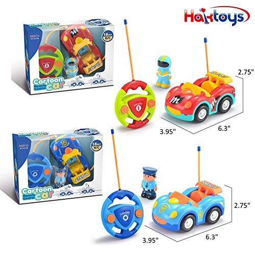 Remote Control Cartoon Police and Race RC Radio Control Cars Toy Set Magic Cars 6