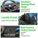 Remote Control Electric 4WD Ride-On Dump Truck with 6 Wheels for Kids Magic Cars 4