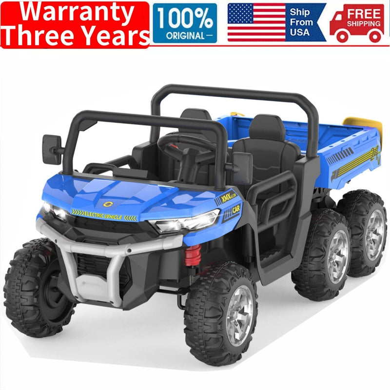 Electric Remote Control 4WD 6-Wheel Ride-On Dump Truck Toy for Kids Magic Cars Variant 0