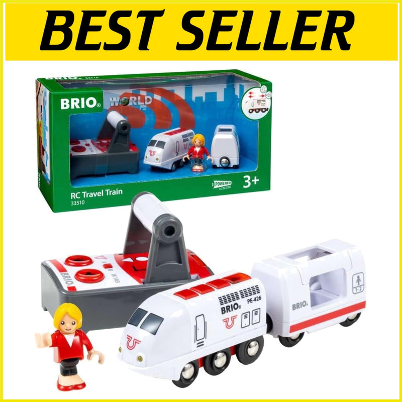 Remote Control Kids Toy Train with Light and Sound Compatible with Wooden Tracks Magic Cars Variant 0