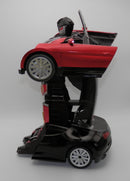 Remote Control Sport Car Transformer RC Robot Toy for Kids 2-in-1 Gift Magic Cars 2