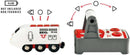 Interactive Light and Sound Remote Control Train Toy for Kids Magic Cars 3