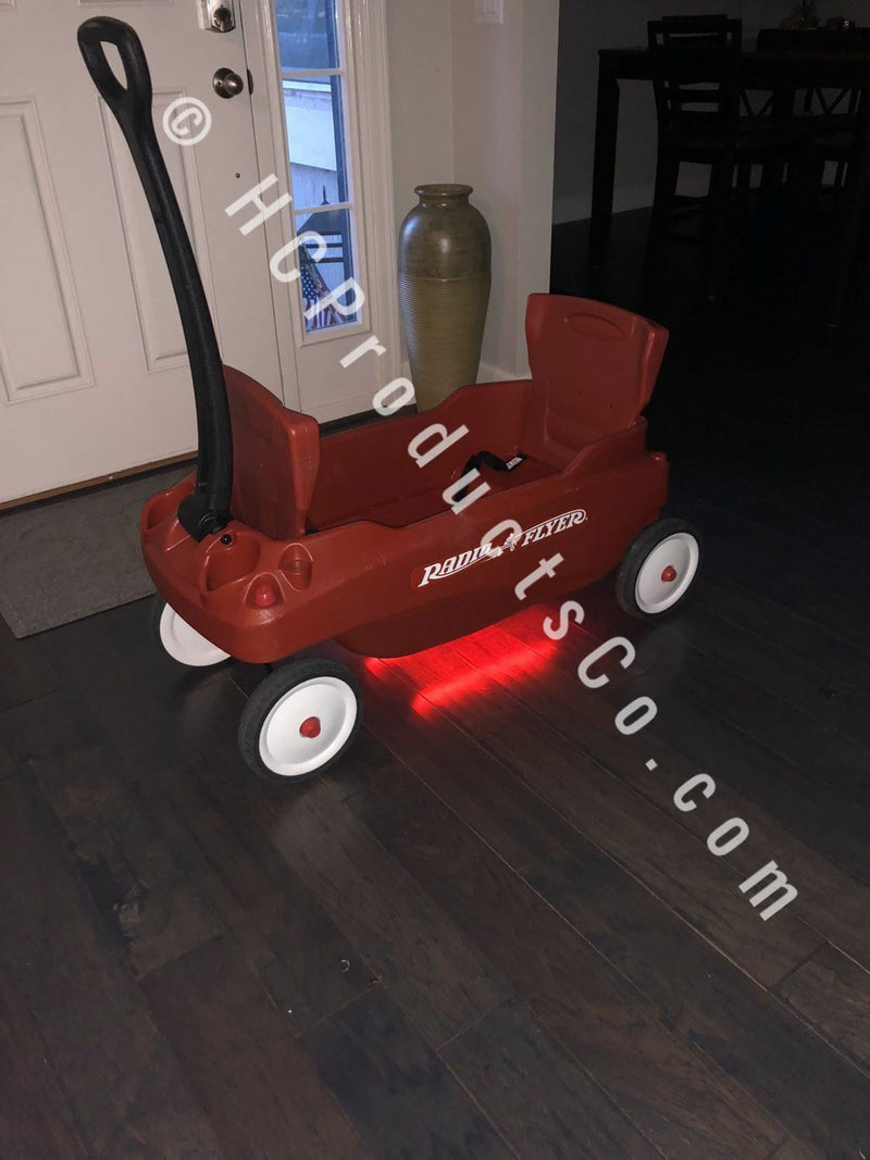 Remote Controlled LED Wagon Light Kit with 20 Color and Motion Settings Magic Cars 4