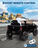 Remote-Controlled RAM 12V Ride-On Truck with Spring Suspension and LED Music for Kids Magic Cars 6
