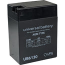 6 Volt 13Ah Sealed Lead Acid Rechargeable Battery SLA-6V13 Replacement Magic Cars Variant 0