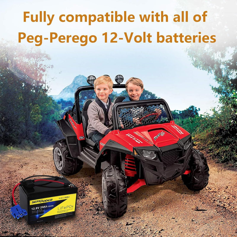 12V 20Ah Replacement Battery Compatible with Peg Perego Ride-On Toys Magic Cars 4