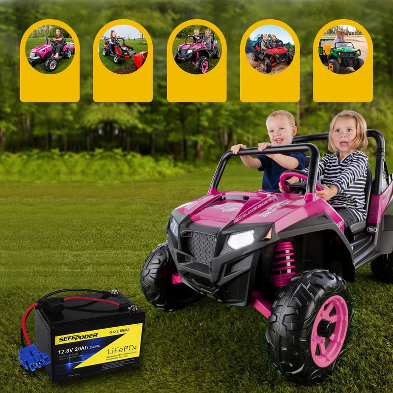 12V 20Ah Replacement Battery Compatible with Peg Perego Ride-On Toys Magic Cars 5