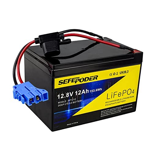 12V 12Ah Replacement Battery Compatible with Peg Perego Toy Vehicles Magic Cars 2