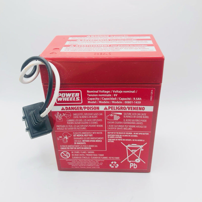 Replacement Battery for Barbie Corvette Power Wheels Compatible with Fisher Price Magic Cars 2