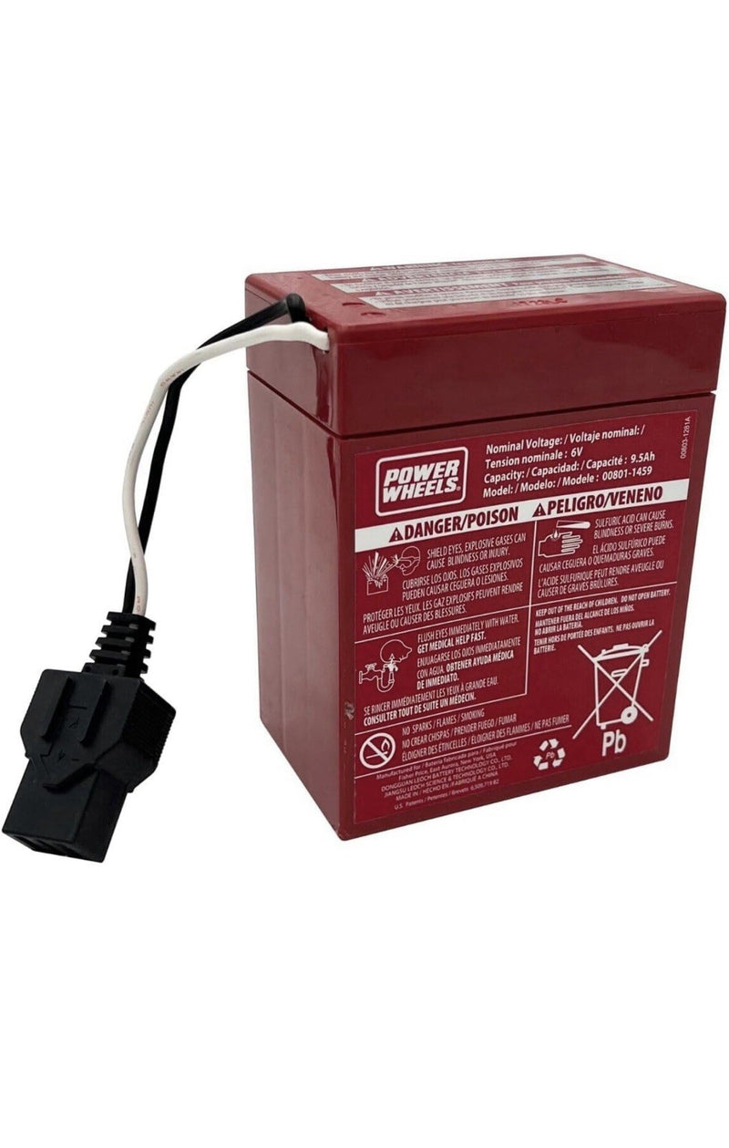 Replacement Battery for Barbie Corvette Power Wheels Compatible with Fisher Price Magic Cars Variant 0