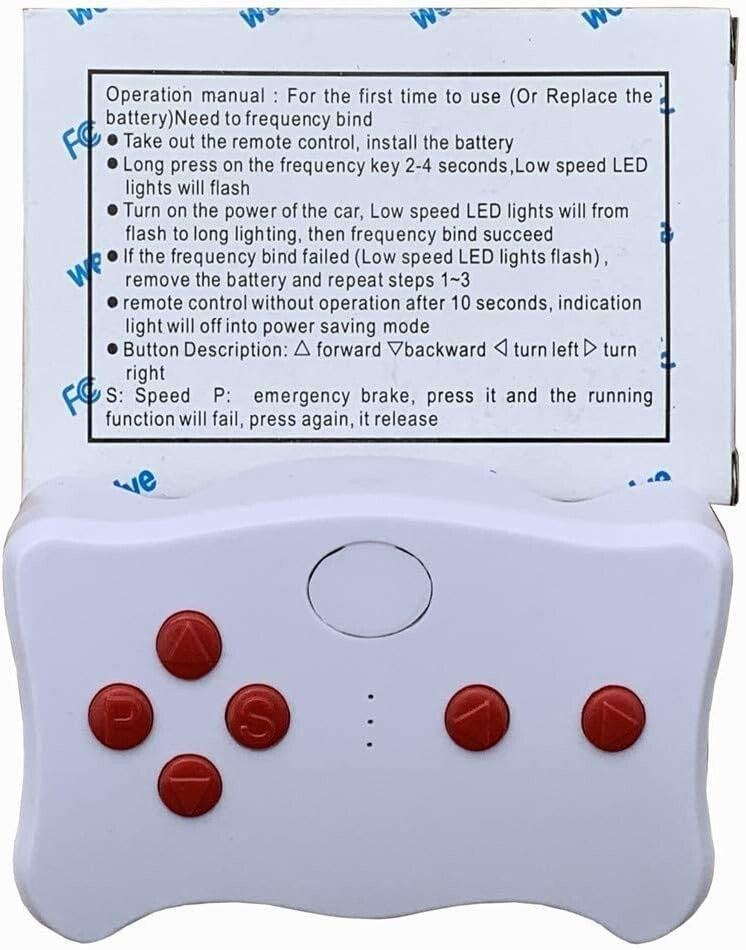 Replacement Remote Control Box for RX43 12V Kids Powered Ride-On Vehicles Magic Cars 7