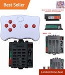 Replacement Remote Control Box for RX43 12V Kids Powered Ride-On Vehicles Magic Cars Variant 0