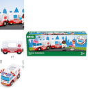 Emergency Rescue Train Set with Battery-Powered Lights, Sounds, and Paramedic Figure Magic Cars Variant 0