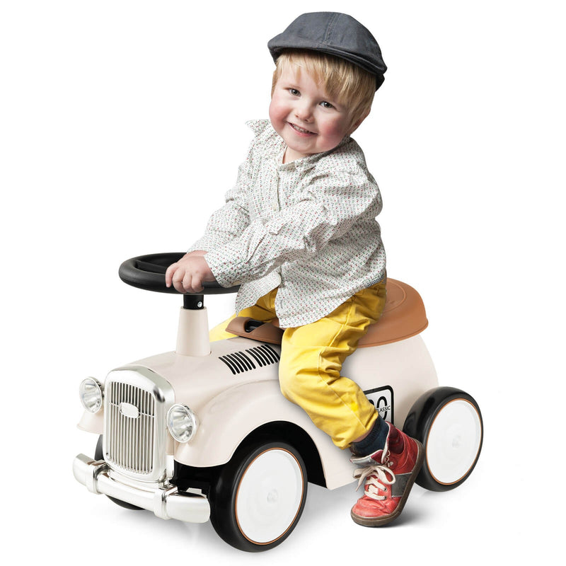 Retro Kids Sit-to-Stand Ride-On Vehicle with Functional Steering Wheel Magic Cars 10