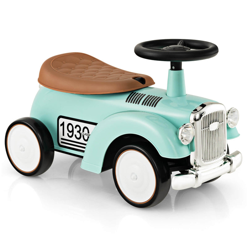Retro Kids Ride-On Sit-to-Stand Vehicle with Functional Steering Wheel Magic Cars 10