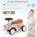 Retro Kids Ride-On Sit-to-Stand Vehicle with Functional Steering Wheel Magic Cars 1