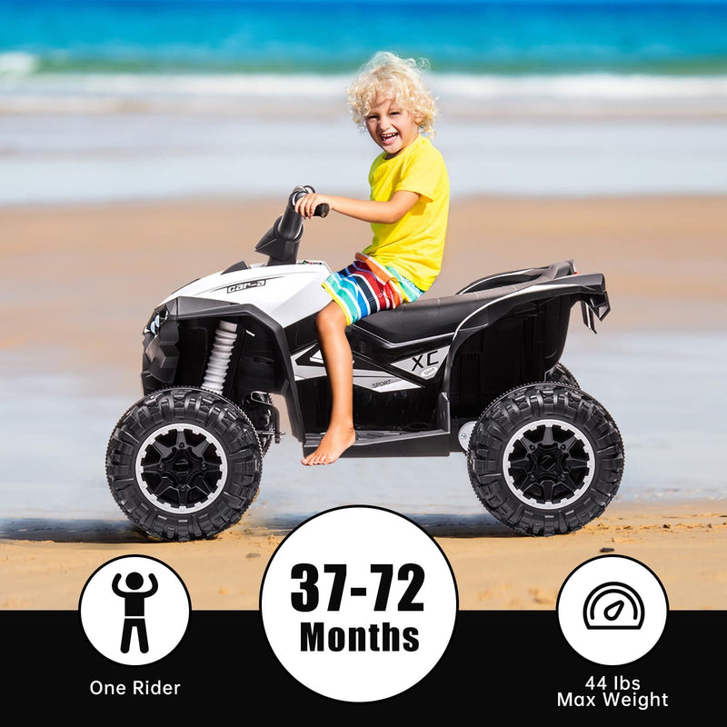 12V Battery-Powered Electric Kids ATV Quad with Remote Control Toy Vehicle Magic Cars 5