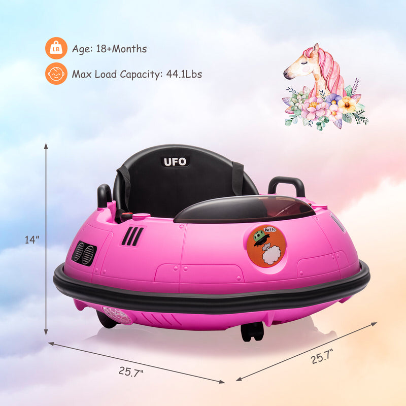 12V Electric Ride-On Bumper Car for Toddlers with Remote Control Magic Cars 10