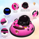 12V Electric Ride-On Bumper Car for Toddlers with Remote Control Magic Cars 12