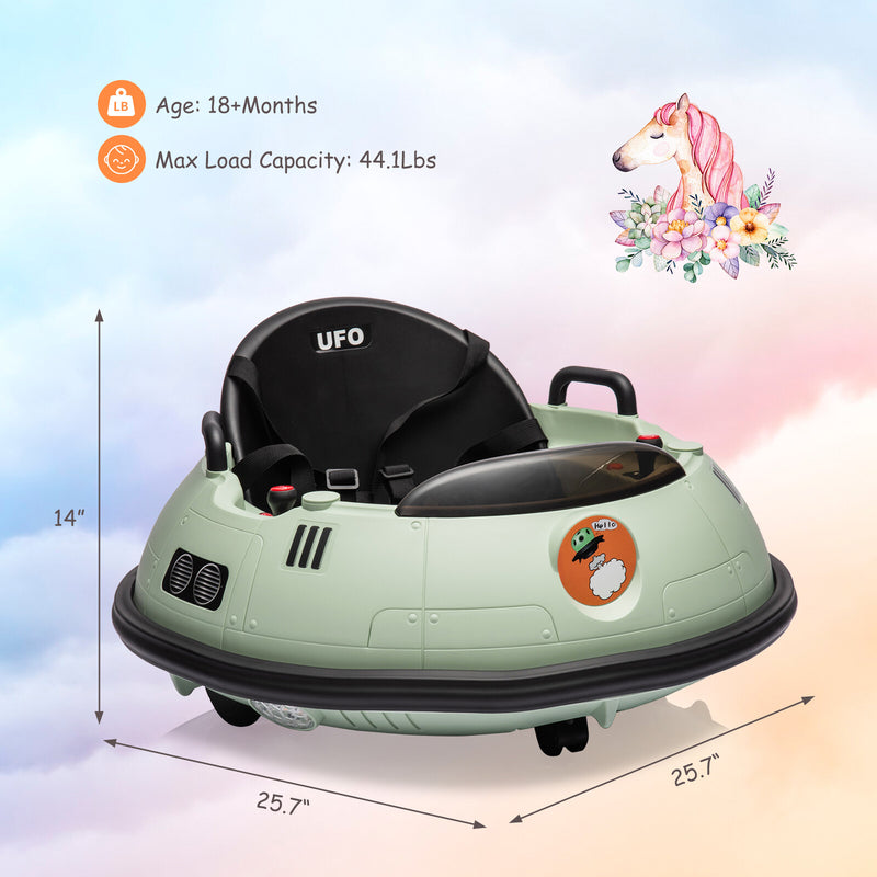 12V Electric Ride-On Bumper Car for Toddlers with Remote Control Magic Cars 3