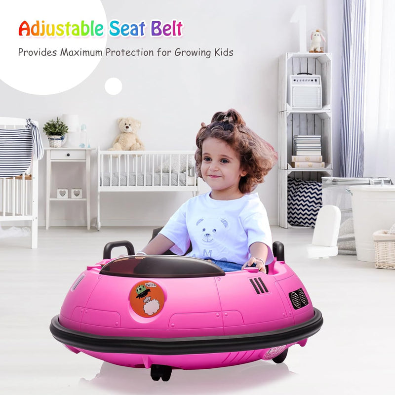 12V Electric Ride-On Bumper Car for Toddlers with Remote Control and Safety Belt Magic Cars 5