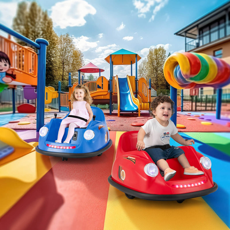 Kids Ride-On Bumper Car with Remote Control, 360-Degree Spin and LED Lights Magic Cars 2
