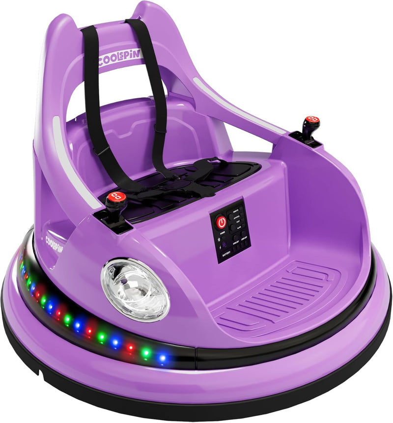 12V Ride-On Bumper Car for Toddlers with Parent Remote Control and 2-Speed Settings Magic Cars 10