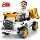 12V Electric Ride-On Dump Truck with Functional Dump Bed for Kids Magic Cars 10