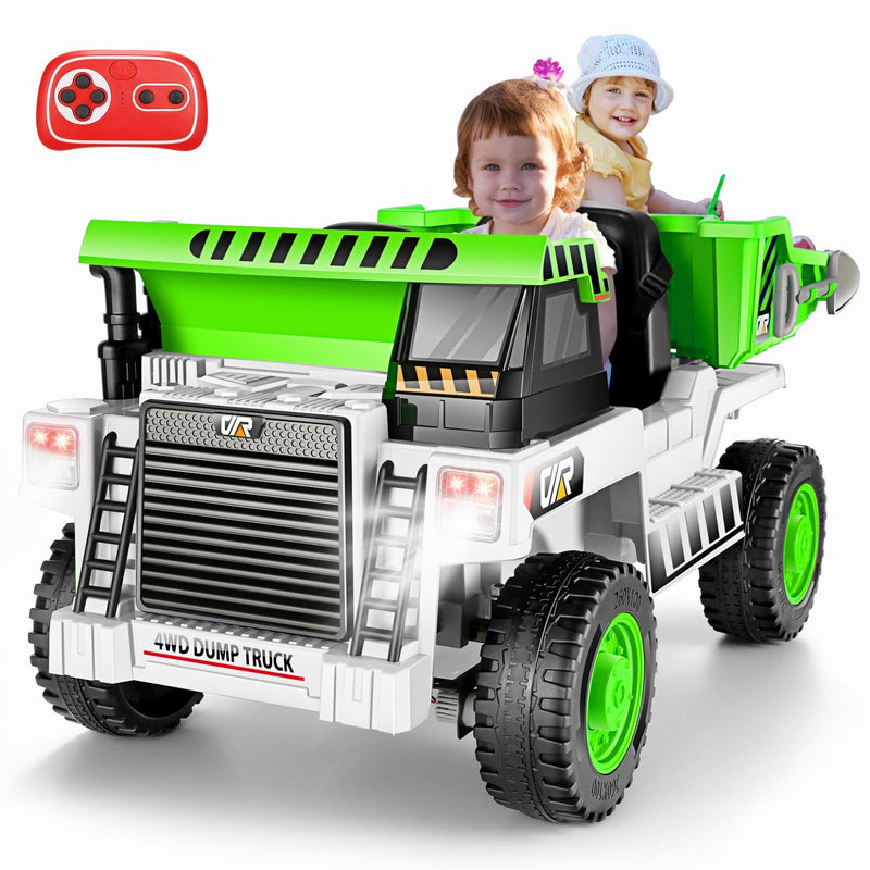 12V Electric Ride-On Dump Truck with Functional Dump Bed for Kids Magic Cars 19