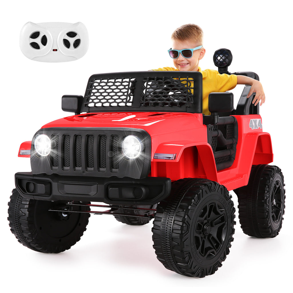 Remote Control Riding Cars For Kids 12V Electric Ride-On Car for Kids with Remote Control and 3-Speed Moto