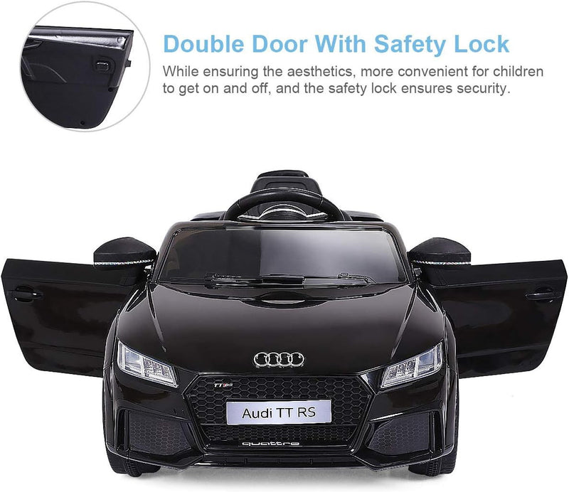 12V Licensed Audi TT RS Ride-On Car Battery Powered Motorized Vehicle with 2.4G Remote Magic Cars 2