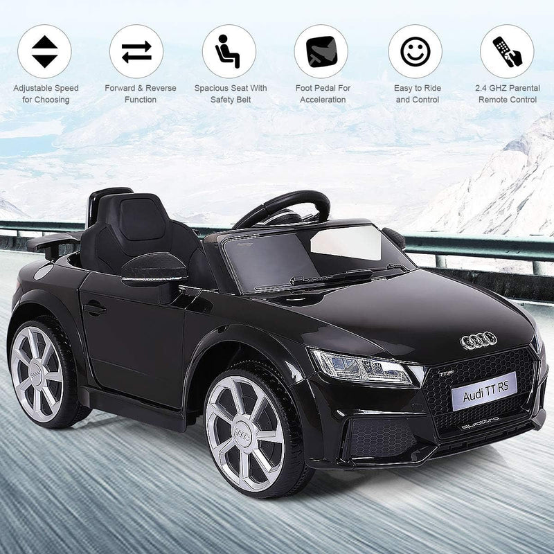 12V Licensed Audi TT RS Ride-On Car Battery Powered Motorized Vehicle with 2.4G Remote Magic Cars 3