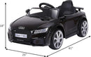 12V Licensed Audi TT RS Ride-On Car Battery Powered Motorized Vehicle with 2.4G Remote Magic Cars 6