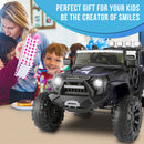2-Seater Kids Electric Ride-On Truck Toy 400W 24V 9AH with Remote Control Magic Cars 10
