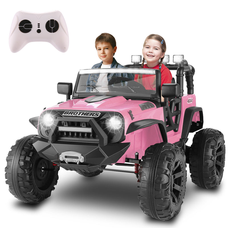 24V/12V Kids Electric Ride-On Truck with Remote Control, 3 Speeds, and LED Lights Magic Cars 10