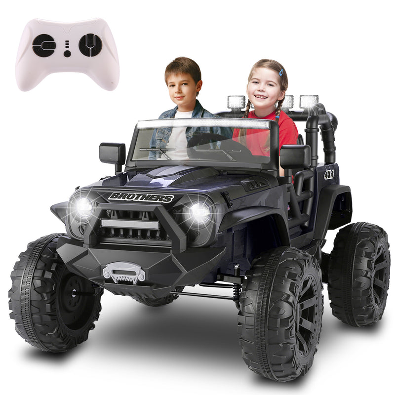 24V/12V Kids Electric Ride-On Truck with Remote Control, 3 Speeds, and LED Lights Magic Cars 9