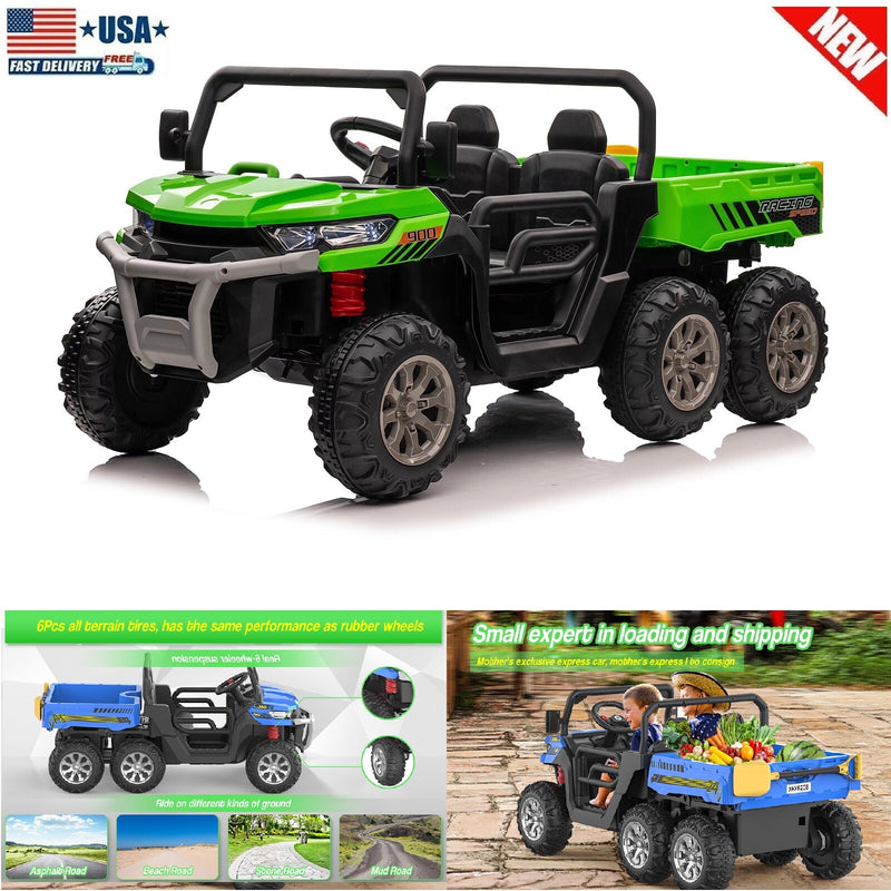 24V Kids Electric Ride-On Truck with 3 Speeds and Remote Control Vehicle Magic Cars 1