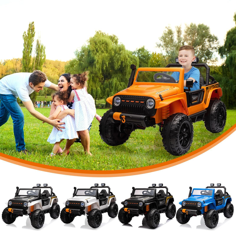 24V Battery-Powered Ride-On Truck for Kids and Parents with Remote Control Toy Car Magic Cars 3