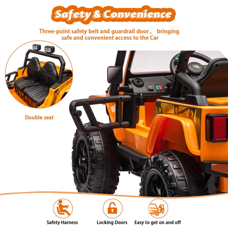 24V Battery-Powered Ride-On Truck for Kids and Parents with Remote Control Toy Car Magic Cars 6