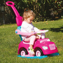 Unicorn Pink 4-in-1 Ride-On Car: Walk, Drive, Rock, and Roll Magic Cars 2