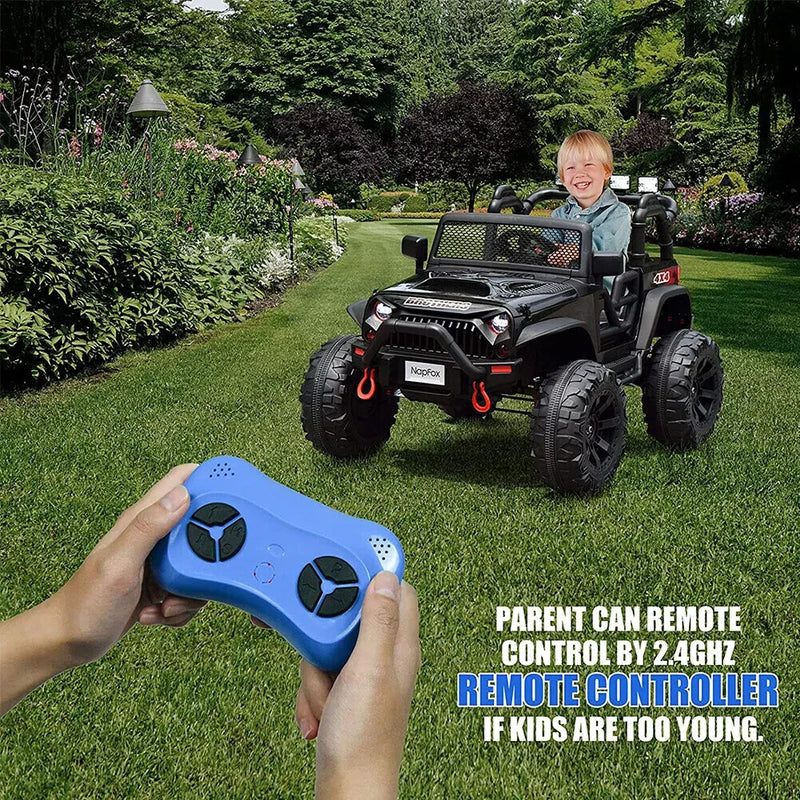 48.4" Electric 12V Ride-On Truck for Kids with Remote Control and Battery Powered Wheels Magic Cars 3