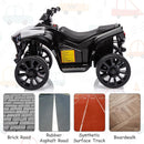 Kids Ride-On ATV with 1.8 MPH Max Speed, LED Lights, Foot Pedal, and Music Magic Cars 4