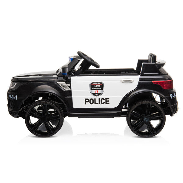 12V Electric Ride-On Police Car for Kids with Remote Control, Music, Alarm, and Lights Magic Cars 10