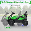 12V Battery-Powered Electric UTV Ride-On Car for Big Kids with Remote Control Green Magic Cars 7
