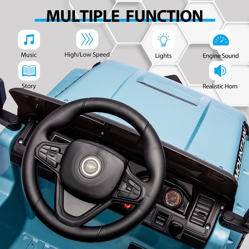 12V Battery-Powered Electric 4-Wheeler Ride-On Car for Kids with Remote Control Magic Cars 7