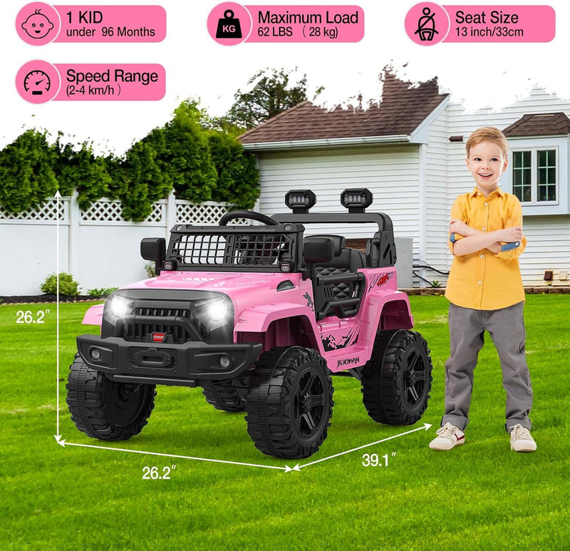 12V Battery Powered Electric Ride-On Truck for Kids Magic Cars 9